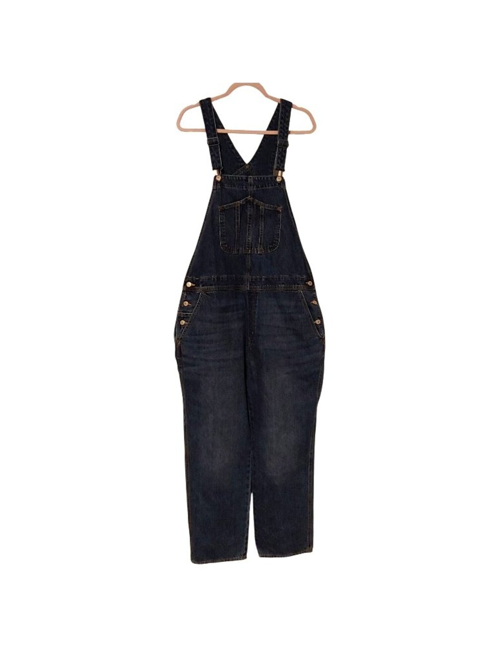 Old Navy Dark Wash Denim Overalls Jumpsuit
